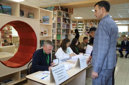 Мөслим районында сайлауларда 14735 кеше катнаша