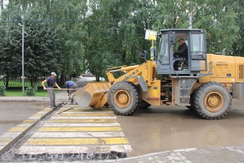 Мөслимдә объектлар төзү һәм ремонтлау буенча эшләр дәвам итә
