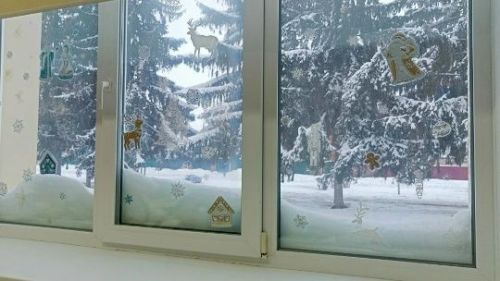 Г.Тукай исемендәге Мөслим урта мәктәбе тәрәзәләрен генә күрегез әле