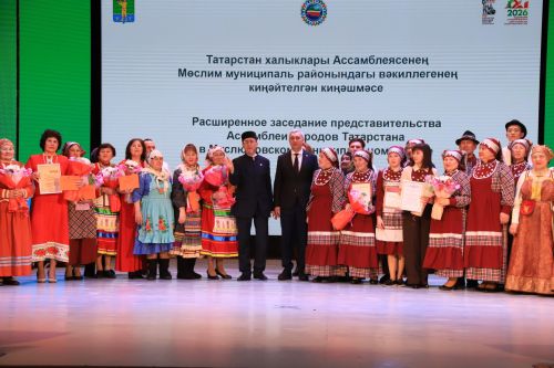 ТР Халыклар ассамблеясының Мөслим бүлеге узган елгы эшчәнлеге буенча хисап тотты