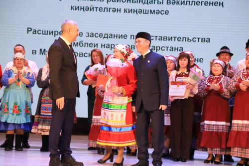 ТР Халыклар ассамблеясының Мөслим бүлеге узган елгы эшчәнлеге буенча хисап тотты