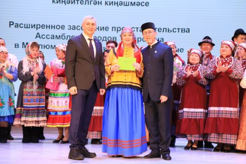 ТР Халыклар ассамблеясының Мөслим бүлеге узган елгы эшчәнлеге буенча хисап тотты