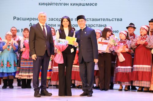 ТР Халыклар ассамблеясының Мөслим бүлеге узган елгы эшчәнлеге буенча хисап тотты
