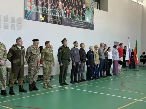 Мөслим гимназиясе базасында «Аҗаган 2.0.» хәрби-спорт уеннарының муниципаль этабы узды