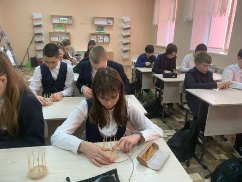 Мөслим гимназиясендә осталык дәресләре узды