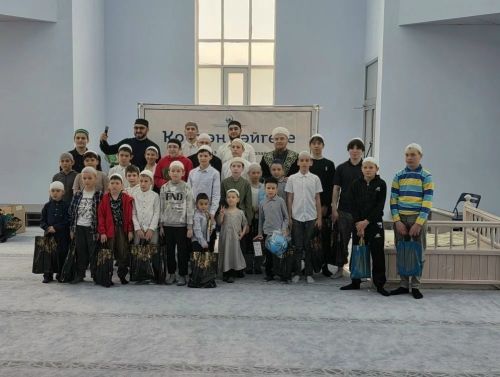 Мөхтәсибәт Җәмигъ мәчетендә малайлар арасында Коръән ярышы үткәрде