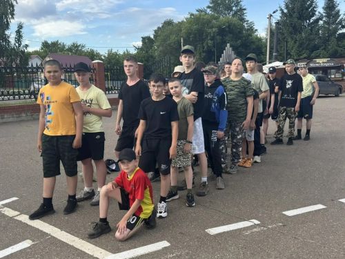 Мөслимнән 15 бала «Патриот» хәрби-патриотик лагерена ял итәргә китте