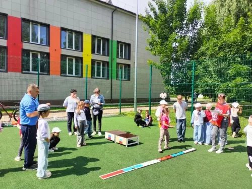 Мөслим лицееның “Дуслык” мәктәп яны лагеренда ГТО ярышлары узды