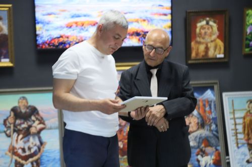 Рөстәм Шаһиевнең картиналар күргәзмәсе ачылды