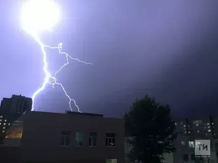Гадәттән тыш хәлләр министрлыгы яшен вакытында куркынычсызлык кагыйдәләрен искә төшерде