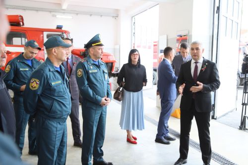 Капиталь ремонттан соң, Мөслимнең янгын сүндерү бүлеге бинасы файдануга тапшырылды