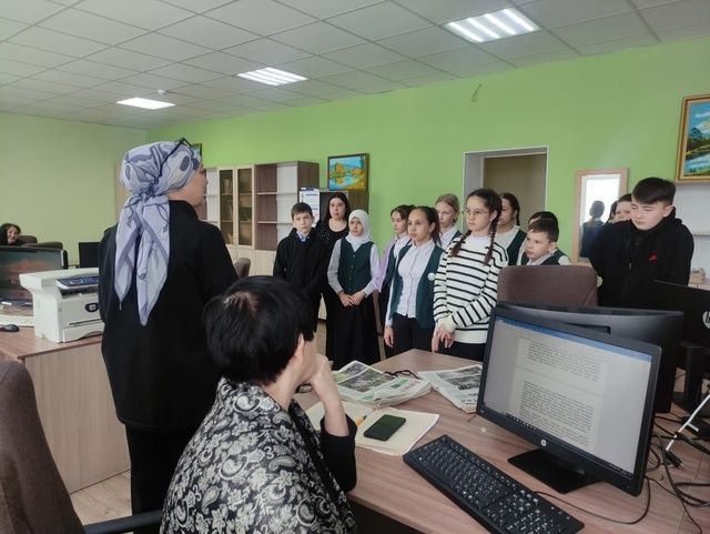 Мәктәп укучыларына экскурсия үткәрелде