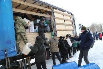 Мөслимлеләр тарафыннан әзерләнгән чираттагы гуманитар ярдәм йөге юлга кузгалды