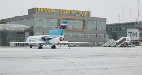 Казан аэропортында уннан артык рейс тоткарлана