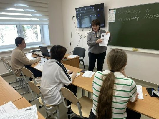 Мөслим сәнгать мәктәбендә музыкаль әдәбият буенча музыкаль-теоретик олимпиада үткәрелде