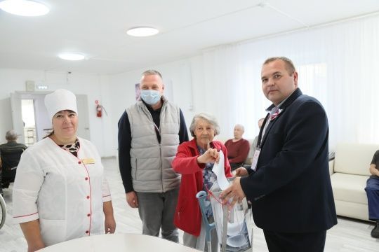 Мөслим интернат-йортында яшәүчеләр сайлауда актив катнаштылар!